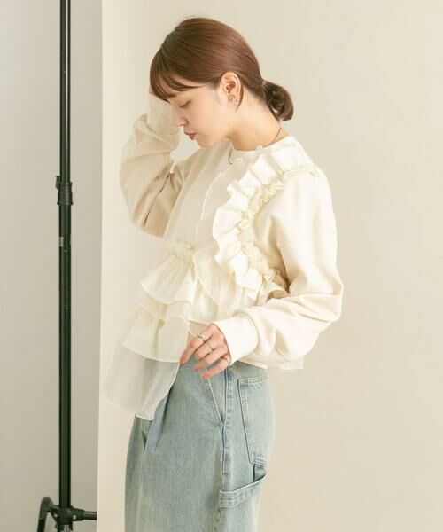 KBF / ケービーエフ スウェット | フリルドッキングスウェット | 詳細26