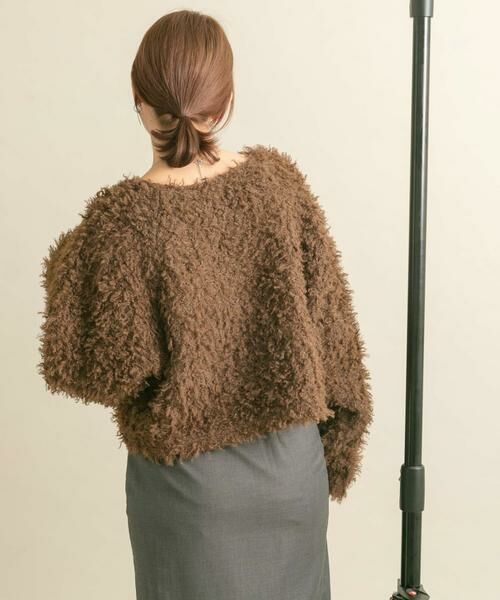 KBF / ケービーエフ ニット・セーター | クロップドフェザープルオーバー | 詳細10