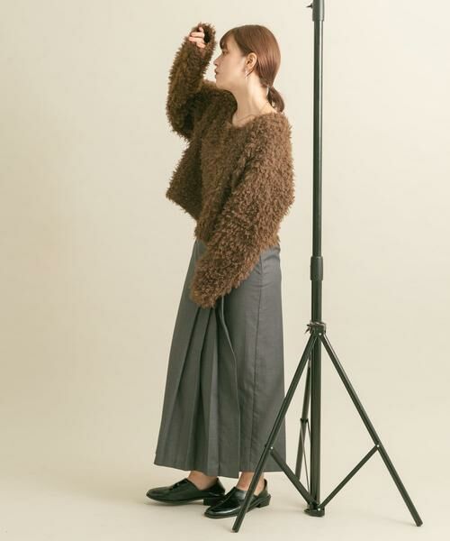 KBF / ケービーエフ ニット・セーター | クロップドフェザープルオーバー | 詳細12