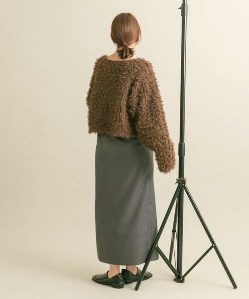 KBF / ケービーエフ ニット・セーター | クロップドフェザープルオーバー | 詳細13
