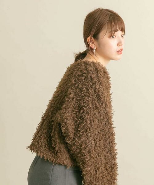 KBF / ケービーエフ ニット・セーター | クロップドフェザープルオーバー | 詳細8