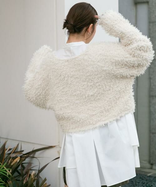 KBF / ケービーエフ ニット・セーター | クロップドフェザープルオーバー | 詳細21