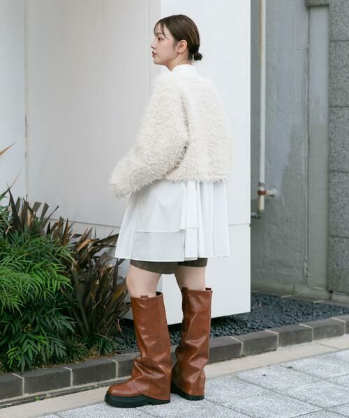 KBF / ケービーエフ ニット・セーター | クロップドフェザープルオーバー | 詳細23