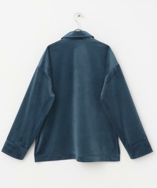 KBF / ケービーエフ シャツ・ブラウス | ベロアBIGシャツ | 詳細9