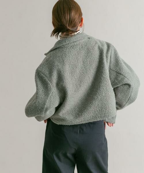 KBF / ケービーエフ その他トップス | ハーフZIPカーブスリーブプルオーバー | 詳細4