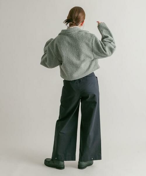 KBF / ケービーエフ その他トップス | ハーフZIPカーブスリーブプルオーバー | 詳細6