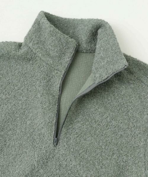 KBF / ケービーエフ その他トップス | ハーフZIPカーブスリーブプルオーバー | 詳細8