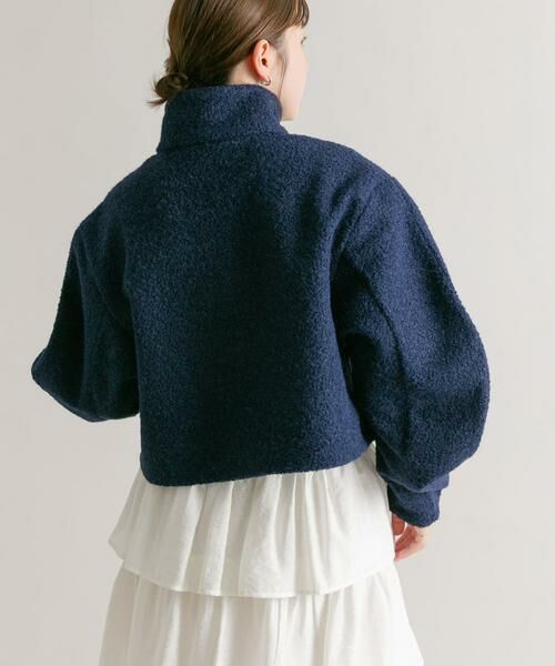 KBF / ケービーエフ その他トップス | ハーフZIPカーブスリーブプルオーバー | 詳細12