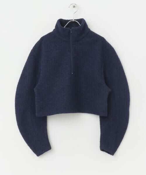 KBF / ケービーエフ その他トップス | ハーフZIPカーブスリーブプルオーバー | 詳細16