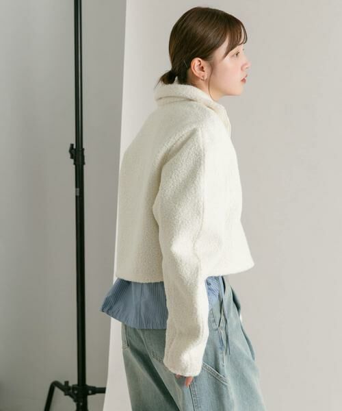 KBF / ケービーエフ その他トップス | ハーフZIPカーブスリーブプルオーバー | 詳細22