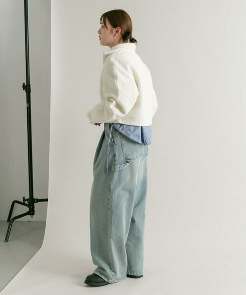 KBF / ケービーエフ その他トップス | ハーフZIPカーブスリーブプルオーバー | 詳細25