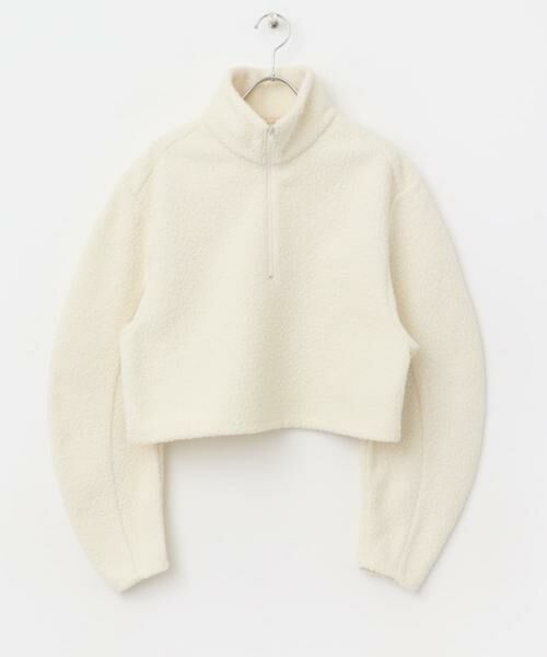 KBF / ケービーエフ その他トップス | ハーフZIPカーブスリーブプルオーバー | 詳細26