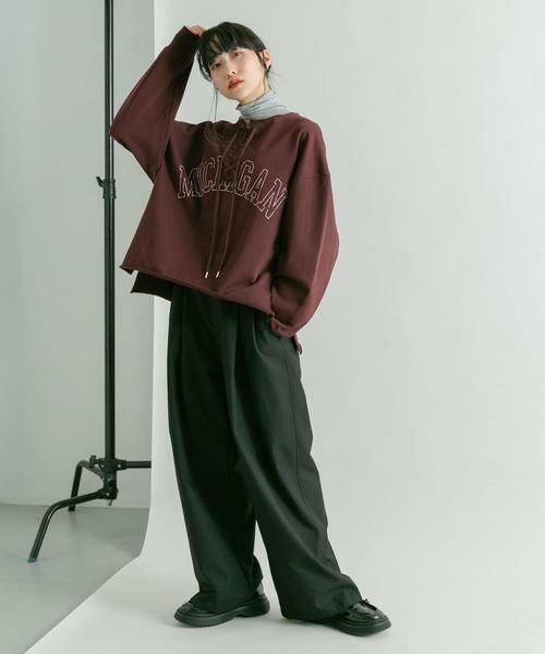 KBF / ケービーエフ スウェット | レースアップロゴスウェット | 詳細4