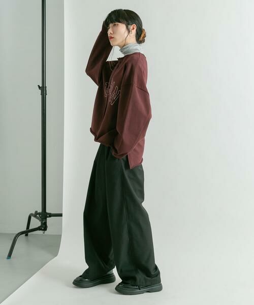 KBF / ケービーエフ スウェット | レースアップロゴスウェット | 詳細6