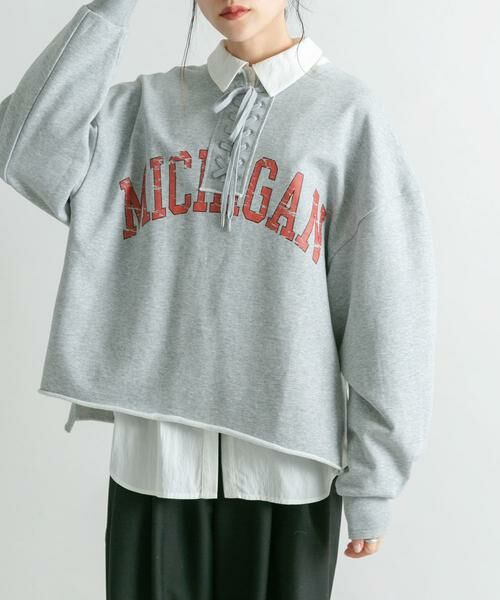 KBF / ケービーエフ スウェット | レースアップロゴスウェット | 詳細23