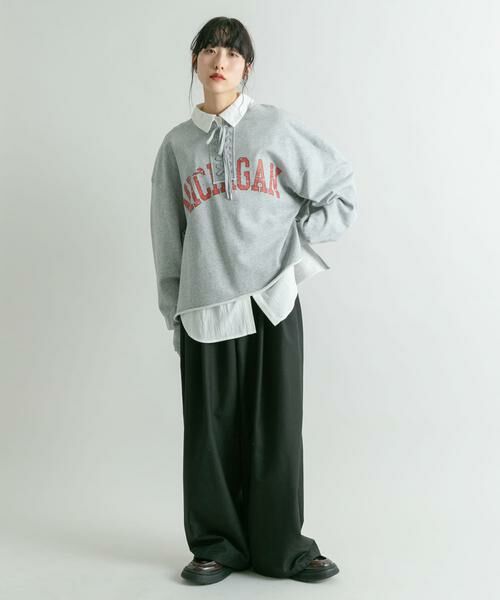 KBF / ケービーエフ スウェット | レースアップロゴスウェット | 詳細26