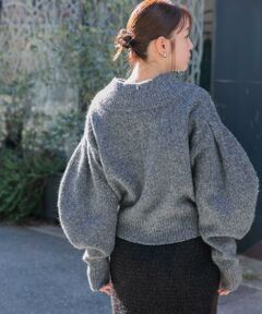 KBF / ケービーエフ ニット・セーター | Vネックフォルムニット