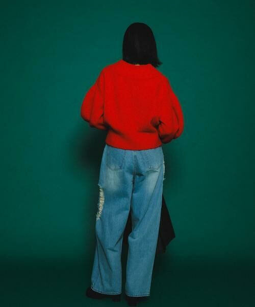 KBF / ケービーエフ ニット・セーター | Vネックフォルムニット | 詳細11