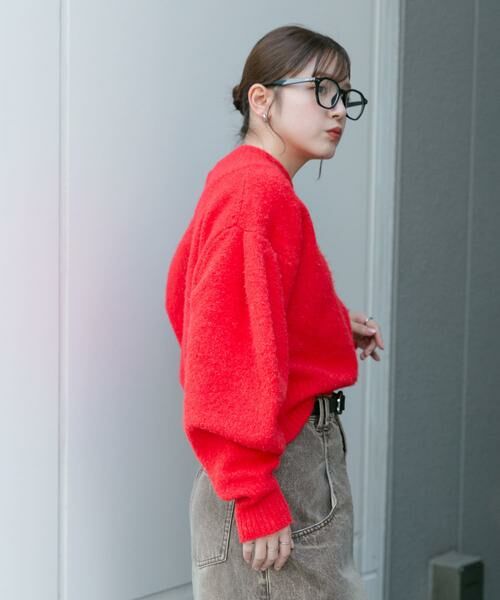 KBF / ケービーエフ ニット・セーター | Vネックフォルムニット | 詳細3