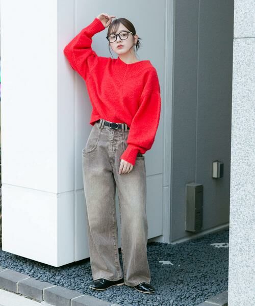 KBF / ケービーエフ ニット・セーター | Vネックフォルムニット | 詳細4