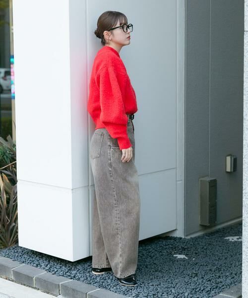 KBF / ケービーエフ ニット・セーター | Vネックフォルムニット | 詳細5