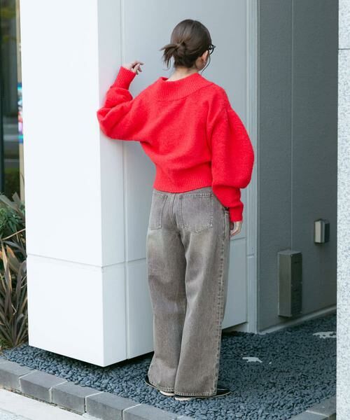 KBF / ケービーエフ ニット・セーター | Vネックフォルムニット | 詳細6