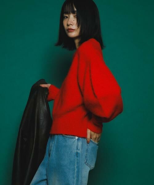 KBF / ケービーエフ ニット・セーター | Vネックフォルムニット | 詳細9