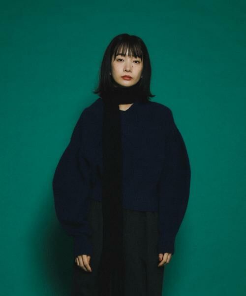 KBF / ケービーエフ ニット・セーター | Vネックフォルムニット | 詳細25