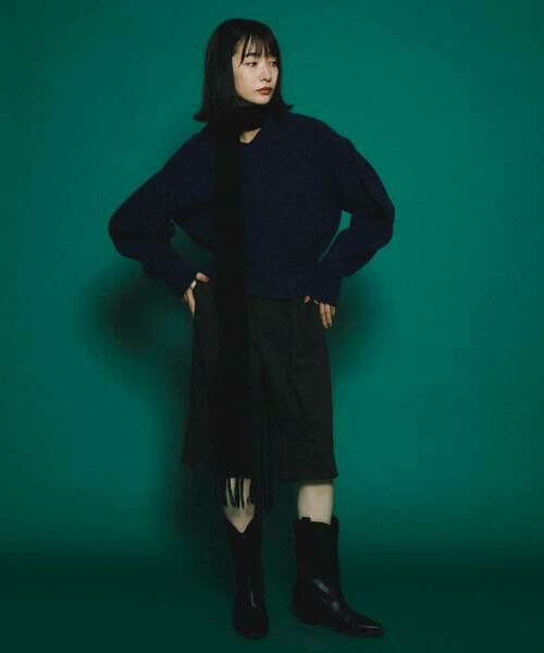 KBF / ケービーエフ ニット・セーター | Vネックフォルムニット | 詳細26