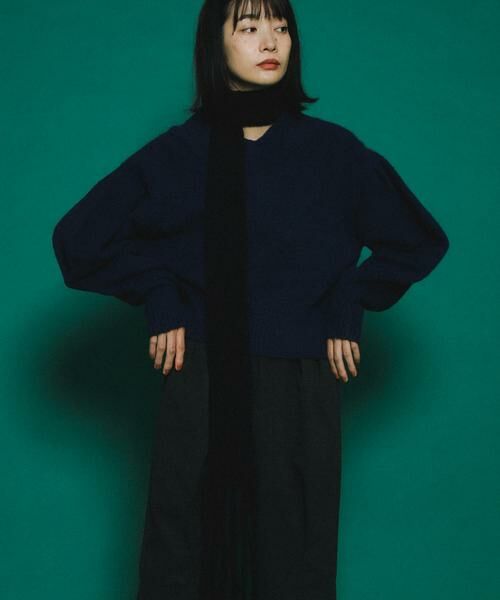 KBF / ケービーエフ ニット・セーター | Vネックフォルムニット | 詳細23