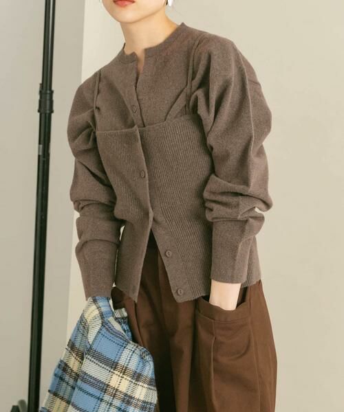 KBF / ケービーエフ カーディガン・ボレロ | マルチビスチェSETカーディガン | 詳細5