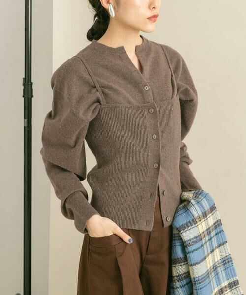 KBF / ケービーエフ カーディガン・ボレロ | マルチビスチェSETカーディガン | 詳細6
