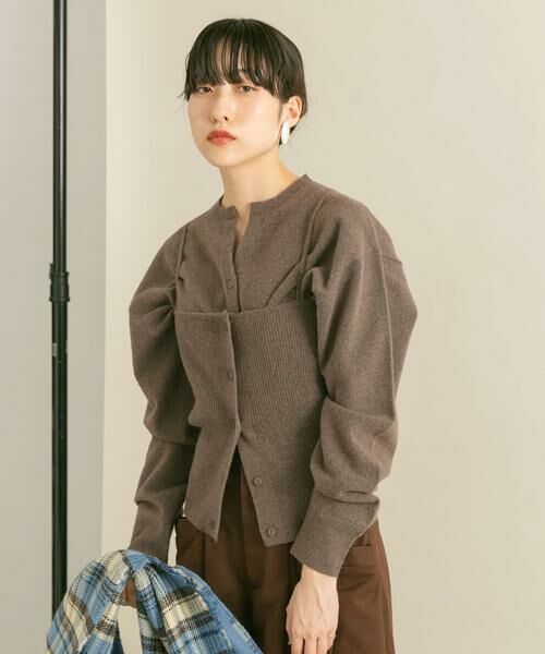 KBF / ケービーエフ カーディガン・ボレロ | マルチビスチェSETカーディガン | 詳細8