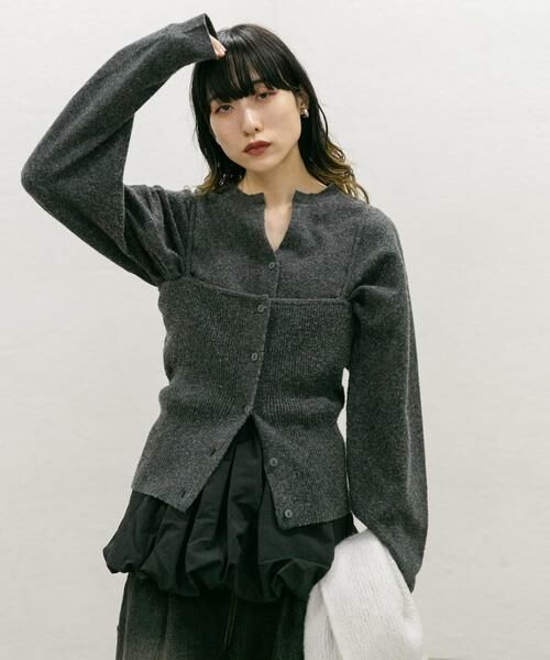 KBF / ケービーエフ カーディガン・ボレロ | マルチビスチェSETカーディガン | 詳細20
