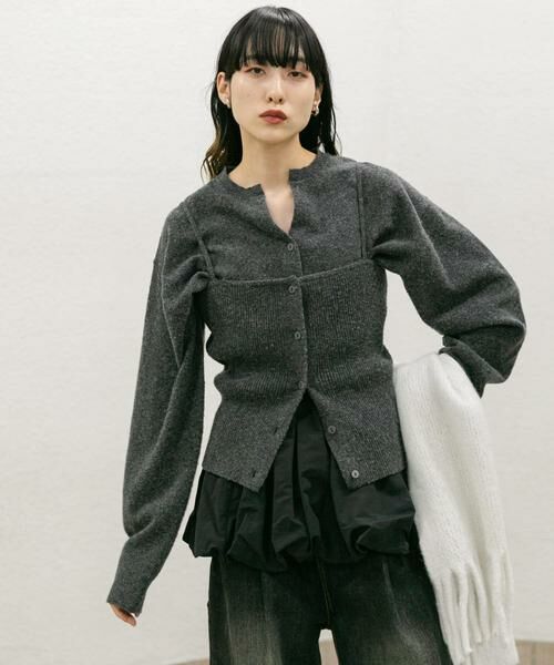 KBF / ケービーエフ カーディガン・ボレロ | マルチビスチェSETカーディガン | 詳細21