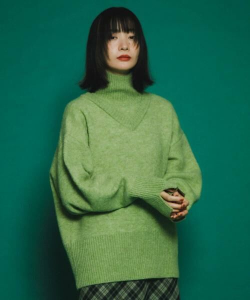 KBF / ケービーエフ ニット・セーター | リバーシブルタートルニット | 詳細11