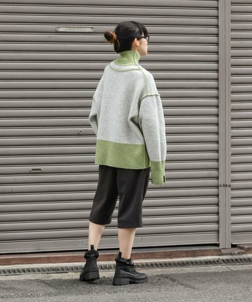 KBF / ケービーエフ ニット・セーター | リバーシブルタートルニット | 詳細7