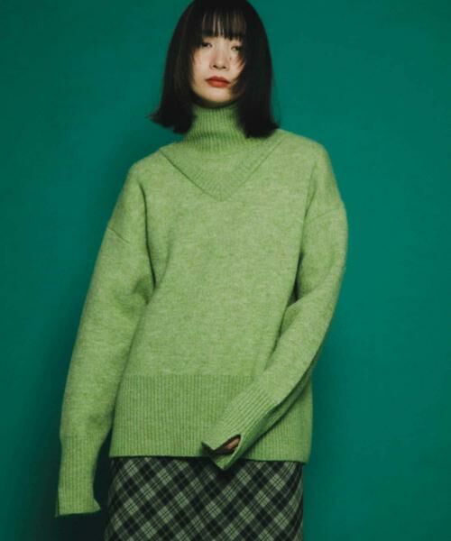 KBF / ケービーエフ ニット・セーター | リバーシブルタートルニット | 詳細8
