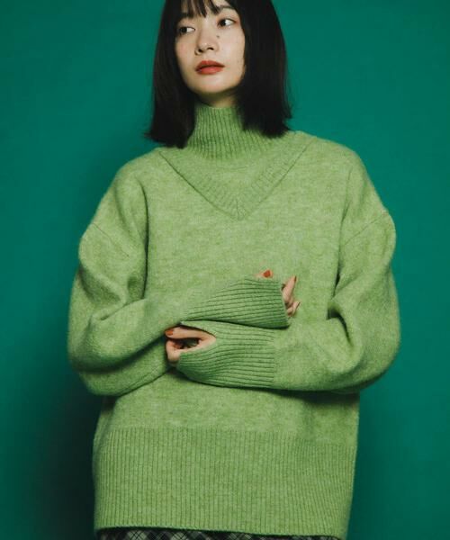 KBF / ケービーエフ ニット・セーター | リバーシブルタートルニット | 詳細9