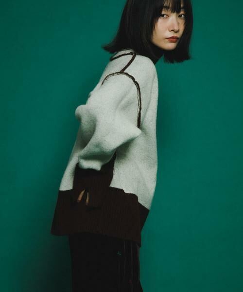 KBF / ケービーエフ ニット・セーター | リバーシブルタートルニット | 詳細30