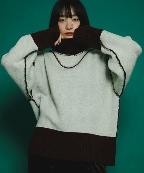 KBF / ケービーエフ ニット・セーター | リバーシブルタートルニット | 詳細26