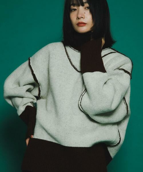 KBF / ケービーエフ ニット・セーター | リバーシブルタートルニット | 詳細27