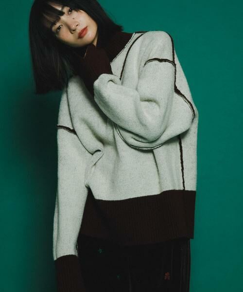 KBF / ケービーエフ ニット・セーター | リバーシブルタートルニット | 詳細28