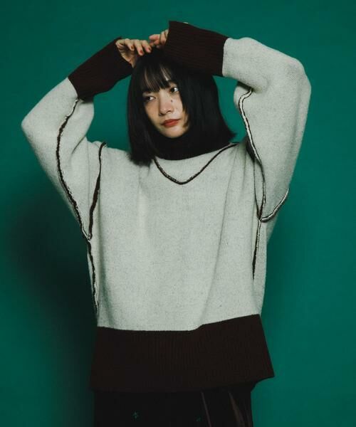 KBF / ケービーエフ ニット・セーター | リバーシブルタートルニット | 詳細29