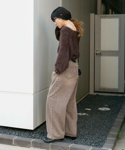 KBF / ケービーエフ ニット・セーター | シャギーVネックニット | 詳細5