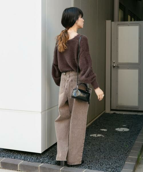 KBF / ケービーエフ ニット・セーター | シャギーVネックニット | 詳細6