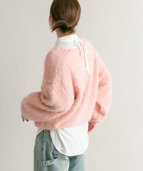 KBF / ケービーエフ ニット・セーター | シャギーVネックニット | 詳細20