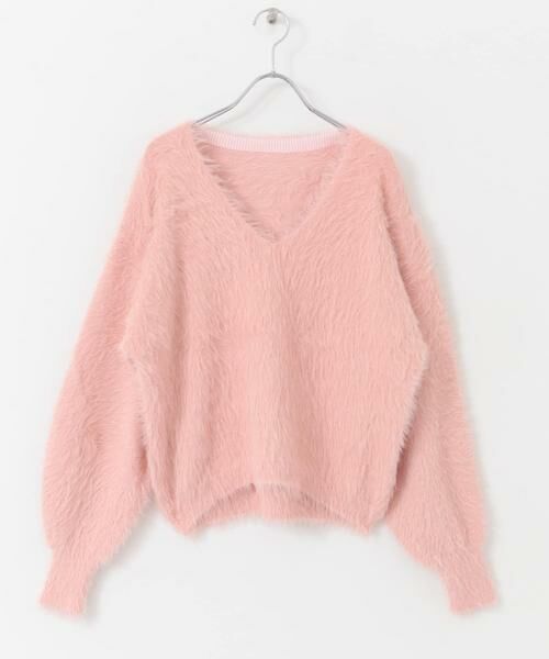 KBF / ケービーエフ ニット・セーター | シャギーVネックニット | 詳細22