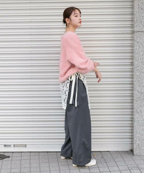 KBF / ケービーエフ ニット・セーター | シャギーVネックニット | 詳細14