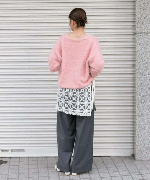 KBF / ケービーエフ ニット・セーター | シャギーVネックニット | 詳細15